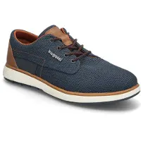 Bugatti Veterschoen donkerblauw / cognac