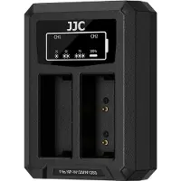 JJC DCH-W126TC USB-C Dual Battery Charger voor Fujifilm NP-W126 accu