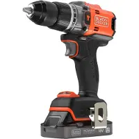 Black & Decker BLD683D2XK Accu Schroef-/Klopboormachine | 18 V | BL | 2x 2.0Ah Accu + Lader | In Koffer - BLD683D2XK-QW