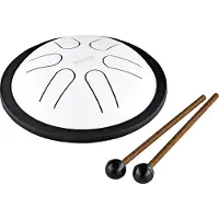 Meinl Nino Percussion Mini Steel Tongue Drum White