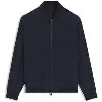 BOSS Slim-fit colbert van stretchmateriaal met microdessin