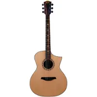 Bromo BAA4C Natural Jumbo akoestische gitaar