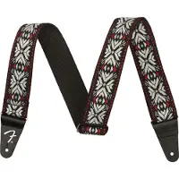 Fender PASADENA WOVEN STRAP RED SNOWFLAKE 2"