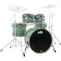PDP Concept Maple 5-Piece Satin Seafoam shellset incl. snaredrum