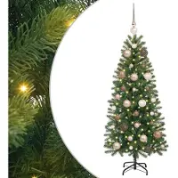 vidaXL Kunstkerstboom met 150 LED met standaard Groen 120 cm PE en PVC