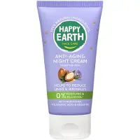 Happy Earth 100% Natuurlijke Anti-age Nachtcrème 50 Ml