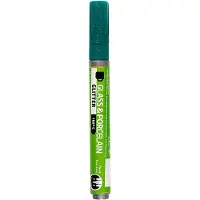 Creativ Company Glas- en porseleinstift glitter semi-dekkend - donkergroen