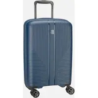 Travelite AIR STRIPE Trolley 4w, slank model, marineblauw