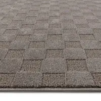 Muratap Vivant chesterfield rond vloerkleed laagpolig effen - 240 cm rond