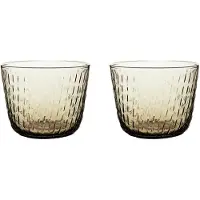Marimekko Syksy drinkglas 2 dl 2-pack Brown