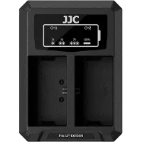 JJC DCH-E6TC USB-C Dual Battery Charger (voor Canon LP-E6 / LP-E6N accu)