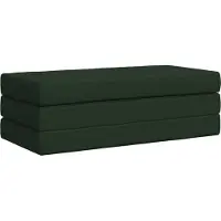 vidaXL Vouwbare Sofa Bed 140 x 67 x 45 cm Donkergroen