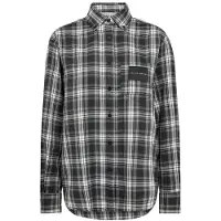 Haute L'Amitié Dames Blouses Haute Check Shirt - Zwart - Maat S