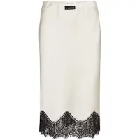 Haute L'Amitié Dames Rokken Naomi Lingerie Pencil Skirt - Creme - Maat L