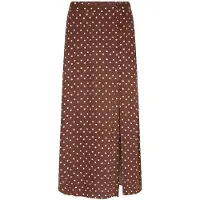 Ydence Dames Rokken Skirt Louis - Bruin - Maat XS