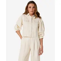 Ibana Dames Blouses Trania Sandstone - Ecru - Maat 40