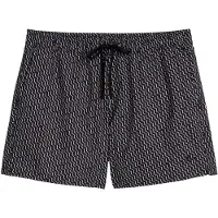 Marc o'polo Zwemshorts ' Woven ' zwart / wit