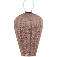 Lumiz Solar Lampion Fiore Bruin D 35 H 35 Cm