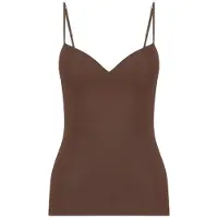 Ibana Dames Tops & T-shirts Eden - Bruin - Maat XS