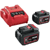 Flex 534910 P-Set 12-55 Q Accu en acculader voor gereedschap 12 V 5 Ah