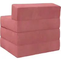vidaXL Vouwbare Sofa Bed Roze 200 x 70 x 15 cm Fluweel