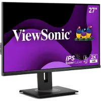 Viewsonic VG2748A-2K LED-kantoormonitor 68,58 cm (27 inch) Draai- en hoogteverstelbaar met draai- en intelligente sensorfuncties, QHD, 16:9, 5ms, IPS, 350cd/m², 100Hz