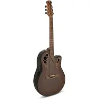 ABC-ADAMAS Elektro-Akoestische Gitaar 2087Gt Deep Contour Cutaway Reverse Brown Burst