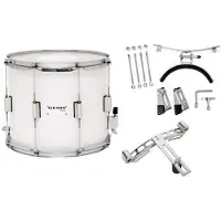 Gewa MARCHING SNARE DRUM 14" x 12" BIRCH WHITE