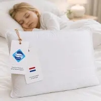 Zavelo Peuterkussen Mimi 40x60 cm - Luxe uitvoering - Katoen - Dikke Gewatteerde Tijk -