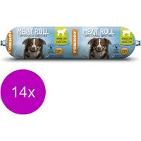 Fokker 14x Meat Roll Hondenvoer Nat Lam - Zalm 350 Gr
