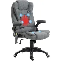 Vinsetto Massagestoel, Chefstoel, Gaming stoel, Draaistoel, Massage, Kantoorkruk, model 921-171V90