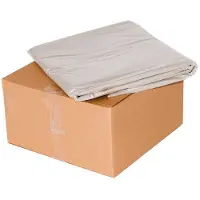 Knapzak Vuilniszakken Onbedrukt Zonder Lint | LDPE Translucent Regeneraat | 60 Micron | 2500 L (20 stuks)