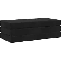 vidaXL Vouwbare Sofa Bed 160 x 67 x 45 cm Zwart