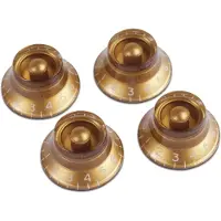 Gibson Top Hat Knobs for Electric Guitar 4 Pack Gold