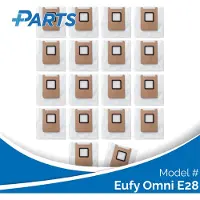 Plus.Parts Eufy Omni E28 Stofzakken (18 Stuks, alternatief voor T29YQA20)