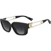 Moschino Zonnebril goud / violetblauw / zwart