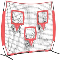 vidaXL Honkbaloefennet Zwart 214,5 x 89,5 x 181 cm Polyester