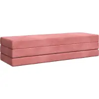 vidaXL Vouwbare Sofa Bed 180 x 67 x 45 cm Roze