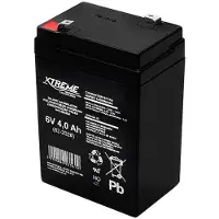Xtreme Gelbatterij - oplaadbare - absorberende glazen mat 6V 4Ah