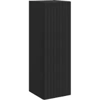 vidaXL Wandmeubel voor de badkamer, zwart, 33 x 34,5 x 100 cm