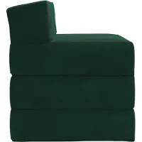 vidaXL Vouwbare Sofa Bed Donkergroen 200 x 70 x 15 cm Fluweel