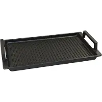 Eurolux - GRILLPLAAT MET GREPEN 41X24X2,5cm