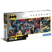 Clementoni 39574 - DC Comics Panorama Puzzel, Batman - 1000 stukjes