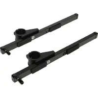 Quiklok MKS4-ARM-XL Extra Diepe Steunen – Voor MKS4 Keyboardstandaard, Staal, Zwart
