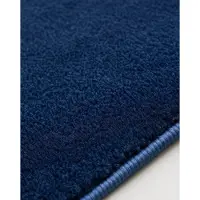Muratap Samba fluffy badmat wasbaar & anti-slip navy- 60x120 cm