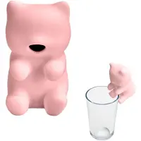 VHV - Mini ventilator - Voedselkoeler - Drankjeskoeler - Oplaadbaar - Snel koelen - Kat vorm - Voor warme dranken - Voor thuis en bureau - Roze