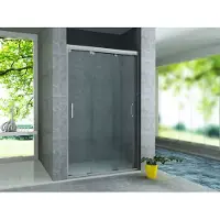 Aloni Toru schuifdeur 3-delig 80cm chroom