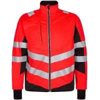 F-engel F. Engel 1158 Safety Softshell Jacket Red/Black maat S heren