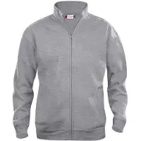 Clique Basic cardigan Grijs Melange maat 5XL heren