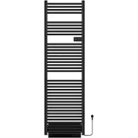 SaniGoods Ohio elektrische handdoekradiator met blower 55x185cm 2000W zwart mat